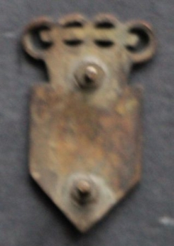 DKW Auto-Union emblem 1938 brass (6776)